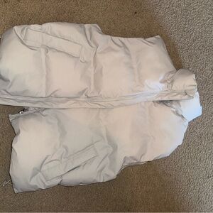 White Puffer Vest